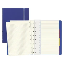 Notebooks|Filofax A5 Classic Bright 4-Subject Professional Notebooks, 5.8" x 8.25", College Ruled, 56 Sheets, Blue (B115009U)