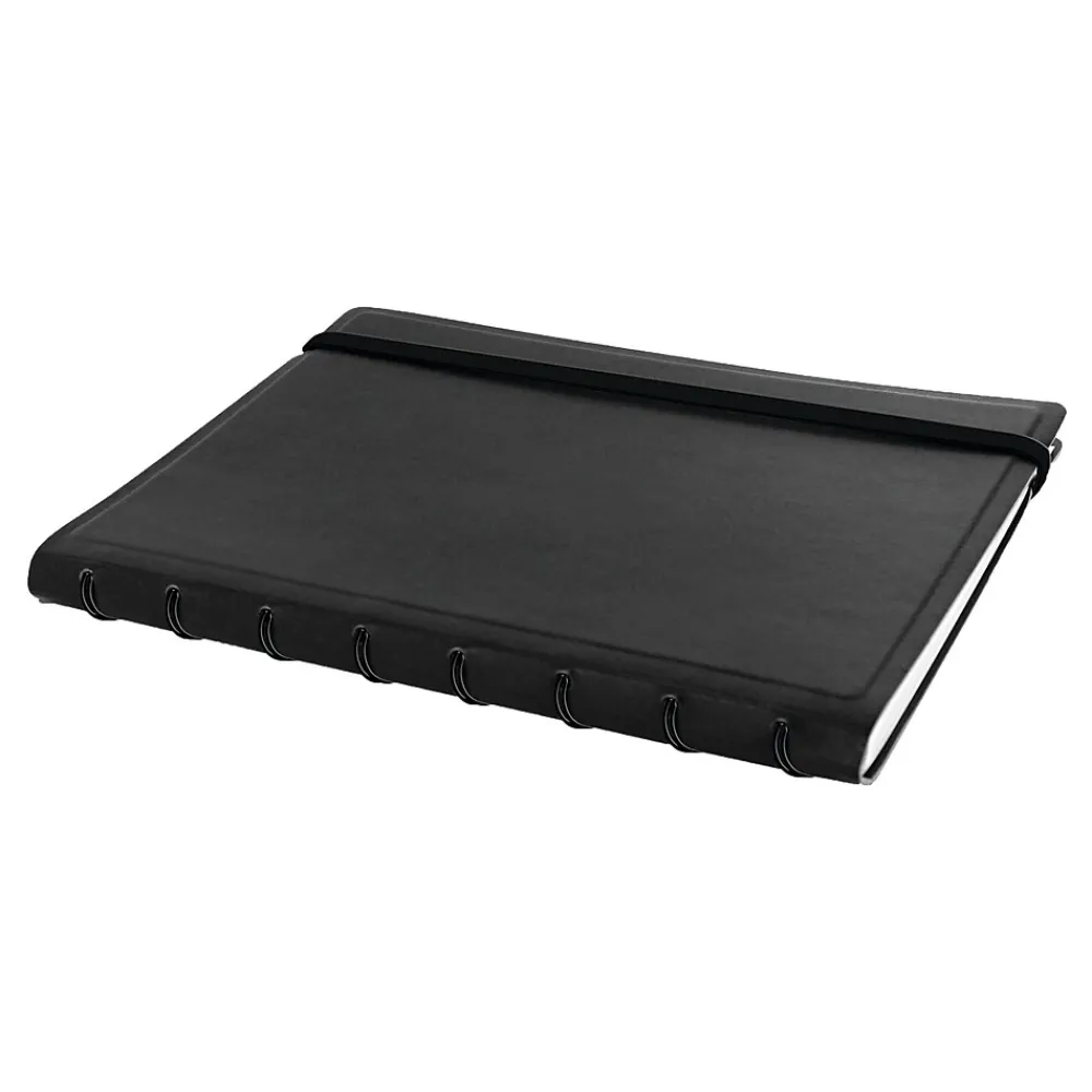 Notebooks|Filofax A5 Classic Bright 4-Subject Professional Notebooks, 5.8" x 8.25", College Ruled, 56 Sheets, Black (B115007U)