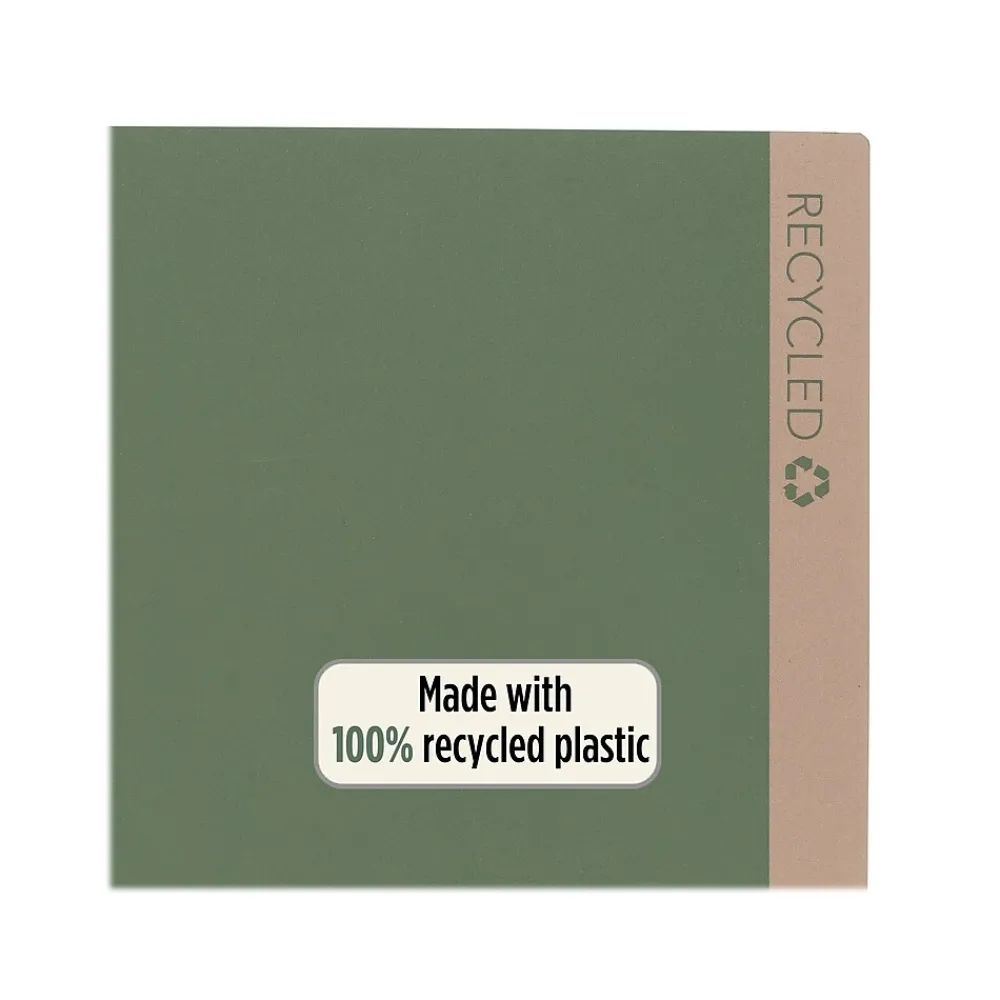 Pocket Folders|Five Star 100% Recycled 3-Hole Punched 2-Pocket Paper Folder, Assorted Colors (330027-22)
