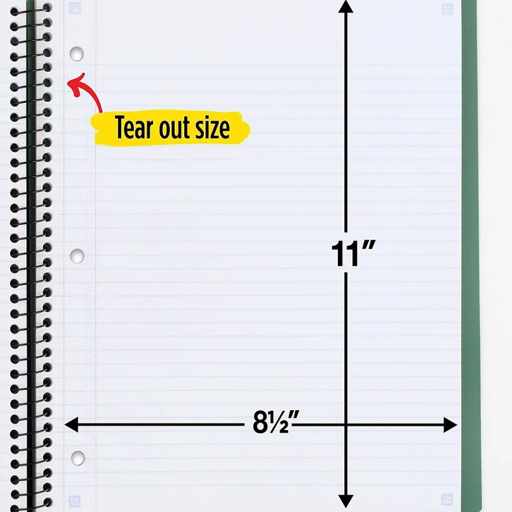 Subject Notebooks|Five Star Advance 5-Subject Subject Notebooks, 8.5" x 11", College Ruled, 200 Sheets (06326)