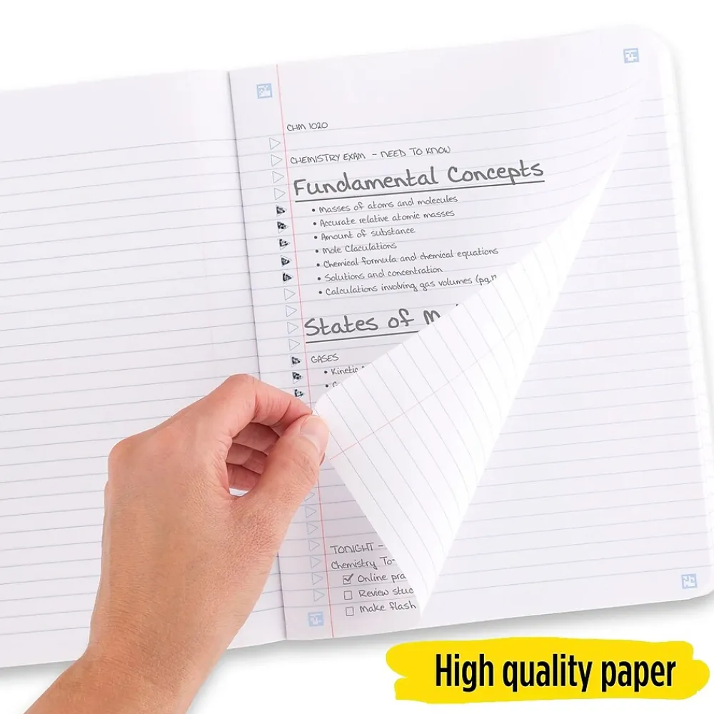 Composition Notebooks|Five Star Composition Notebooks, 7.5" x 9.7", College Ruled, 100 Sheets, Each (9120)