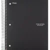Subject Notebooks|Five Star 3-Subject Notebooks, 8" x 10.5", Wide Ruled, 150 Sheets, Each (51014)