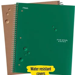 Notebooks|Five Star 3-Subject Notebooks, 8.5" x 11", College Ruled, 150 Sheets (06050/06210) Assorted