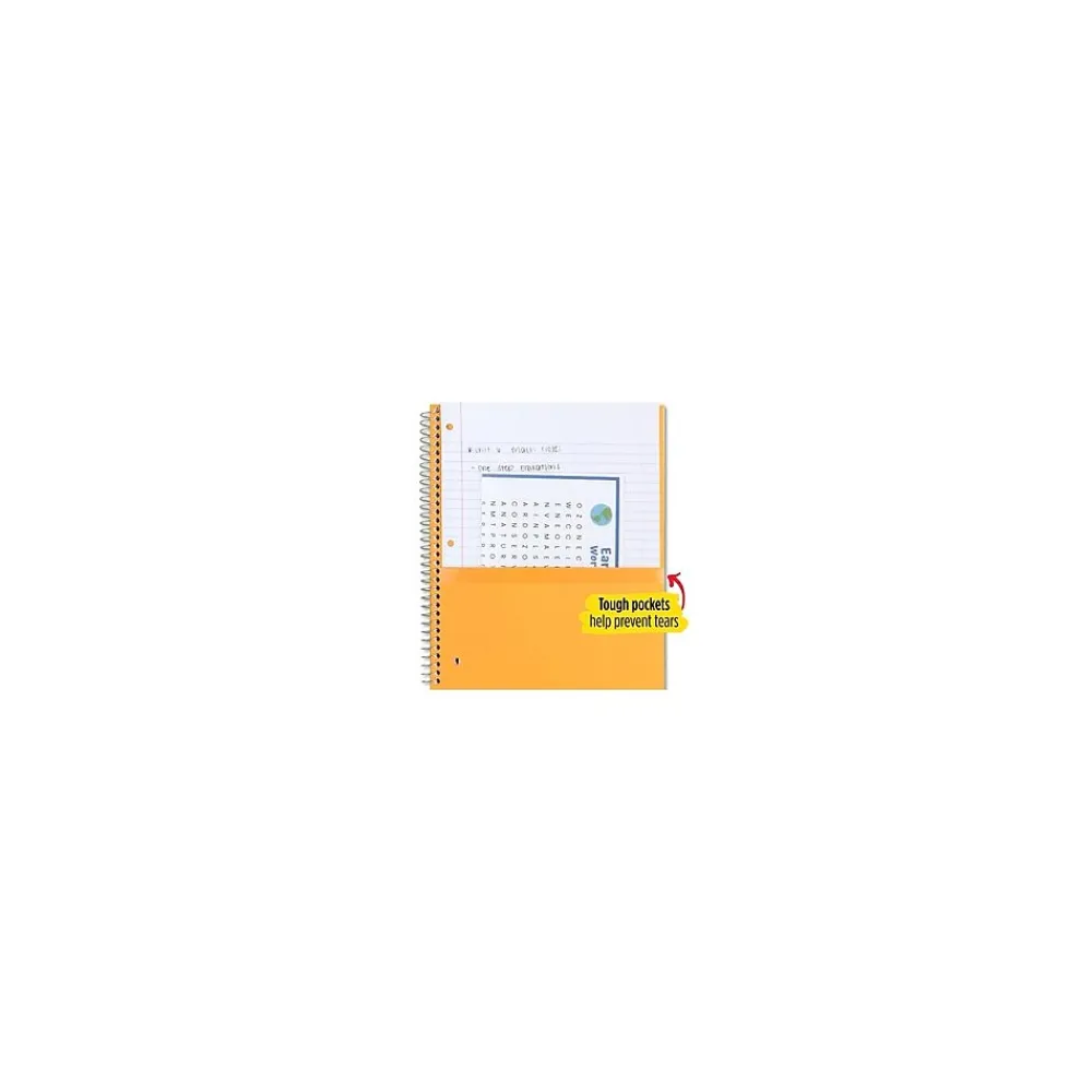Subject Notebooks|Five Star 1-Subject Notebooks, 8" x 10.5", Wide Ruled, 100 Sheets, Each (05238/07635)
