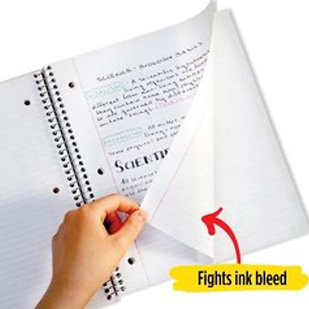 Subject Notebooks|Five Star 5-Subject Subject Notebooks, 8" x 10.5", Wide Ruled, 200 Sheets, Each (51016)