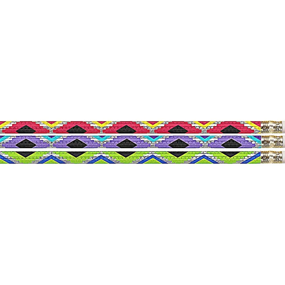 Pencils|Musgrave Pencil Company Geometric Glitz Pencil, #2, 144/Box