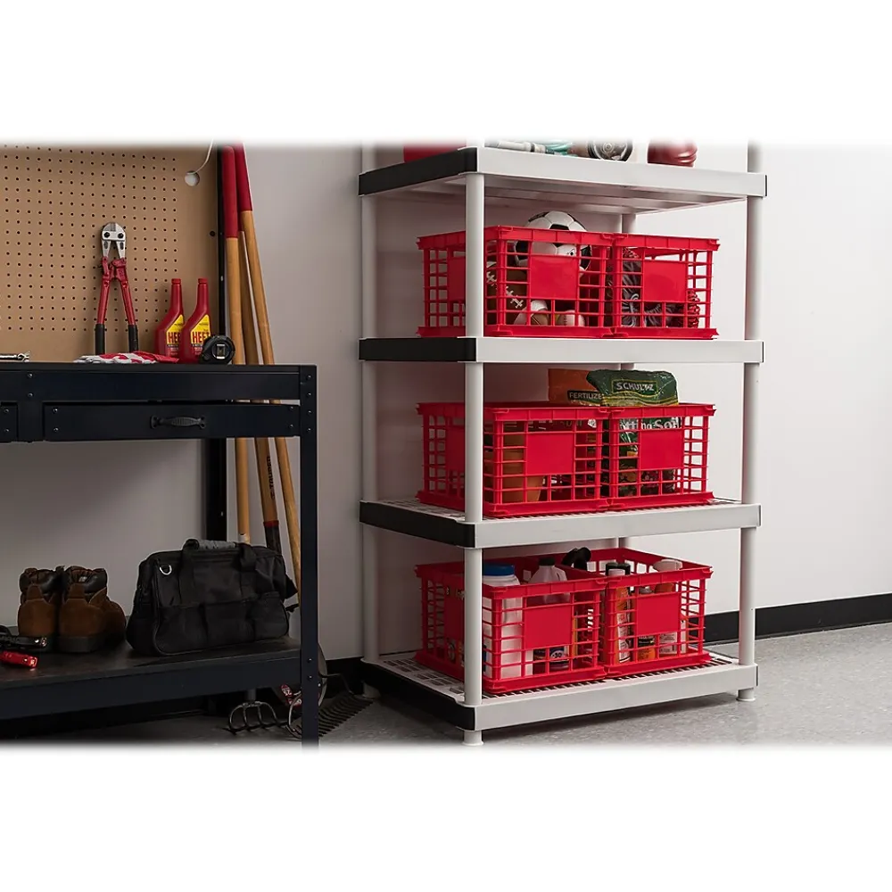 File Storage|Iris Storage Crate, Red (SC-LL Red)