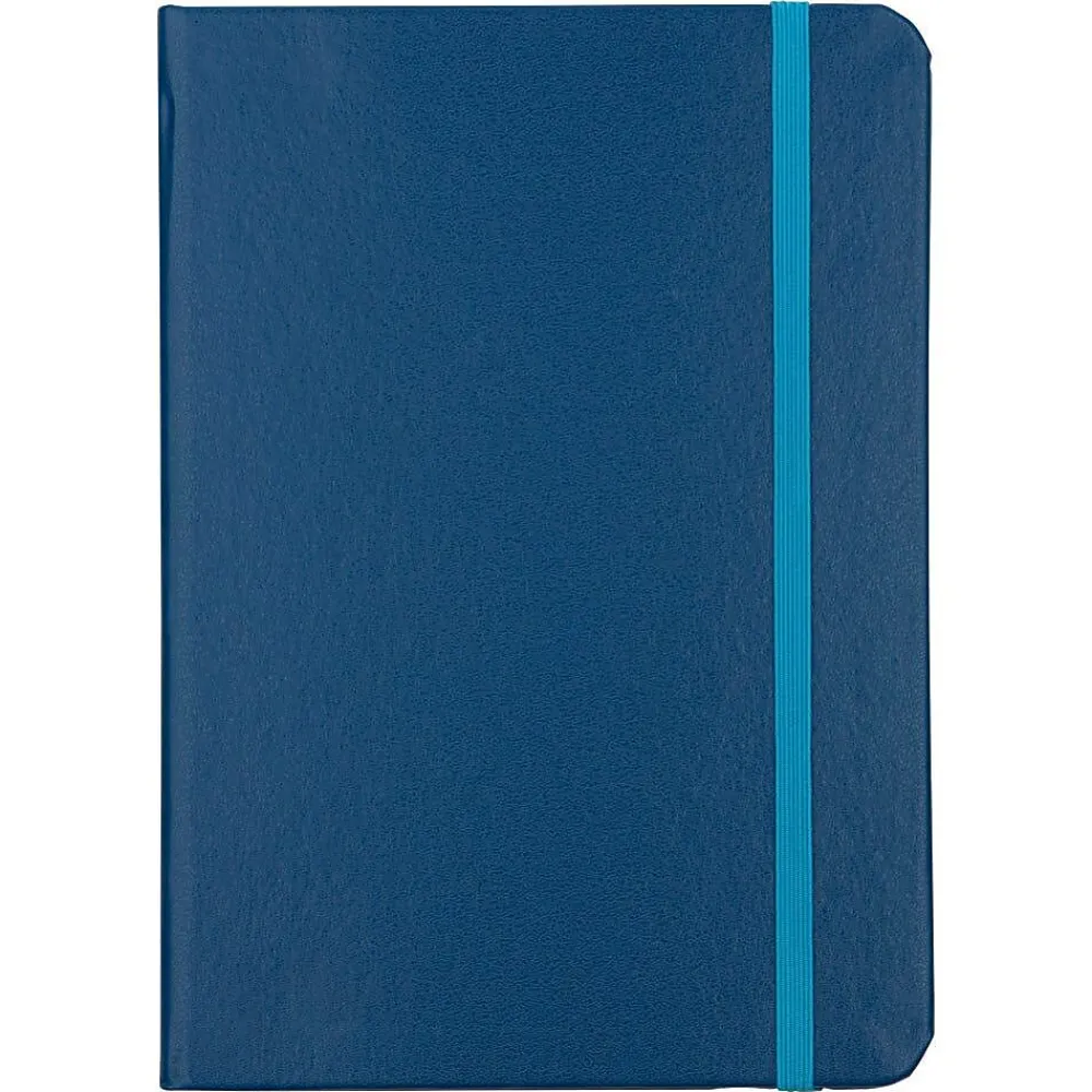 Journals|JAM Paper Hardcover Journal, 5" x 7", Blue, 200 Pages (340526608)