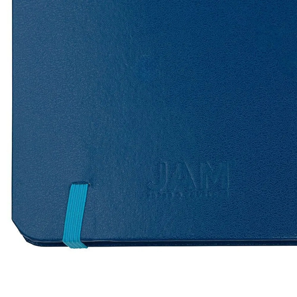 Journals|JAM Paper Hardcover Journal, 5" x 7", Blue, 200 Pages (340526608)