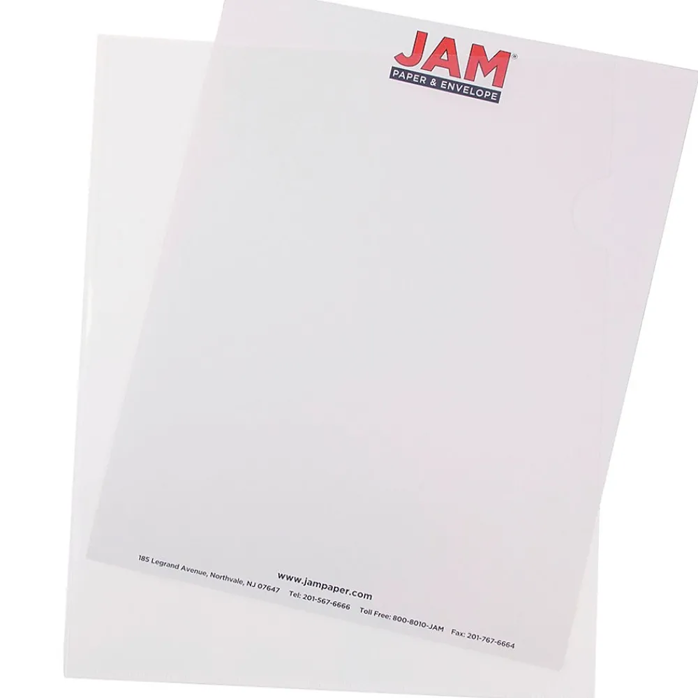 Sheet Protectors|JAM Paper ® Heavyweight Plastic Sleeves, 9" x 12", Clear, 12/Pack (2226316988)