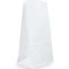 Lunch Totes & Water Bottles|JAM Paper Kraft Lunch Bags, Large, 6" x 11" x 3.5", White, Bulk 500 Bags/Box (692KRWHB)