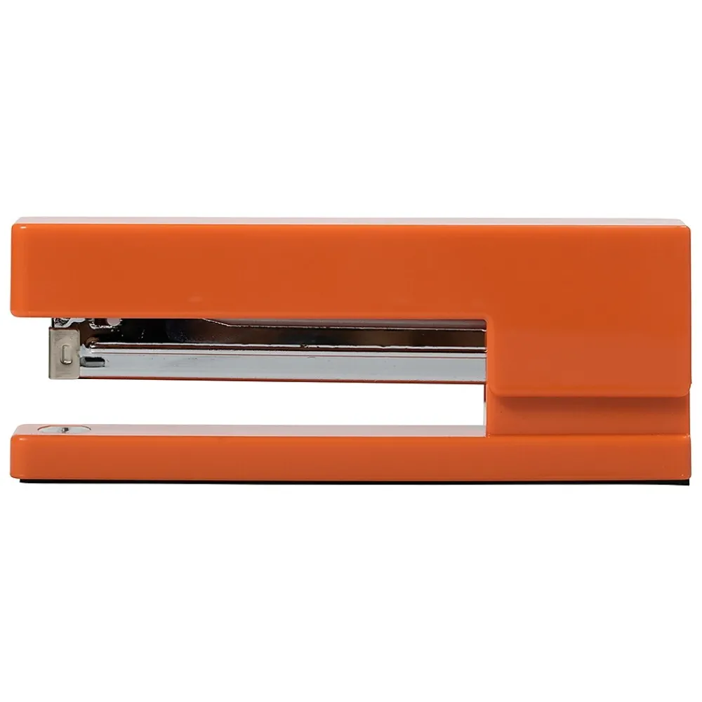 Staplers|JAM Paper Modern Desktop Stapler, 10 Sheet Capacity, Orange (337ORZ) Purple