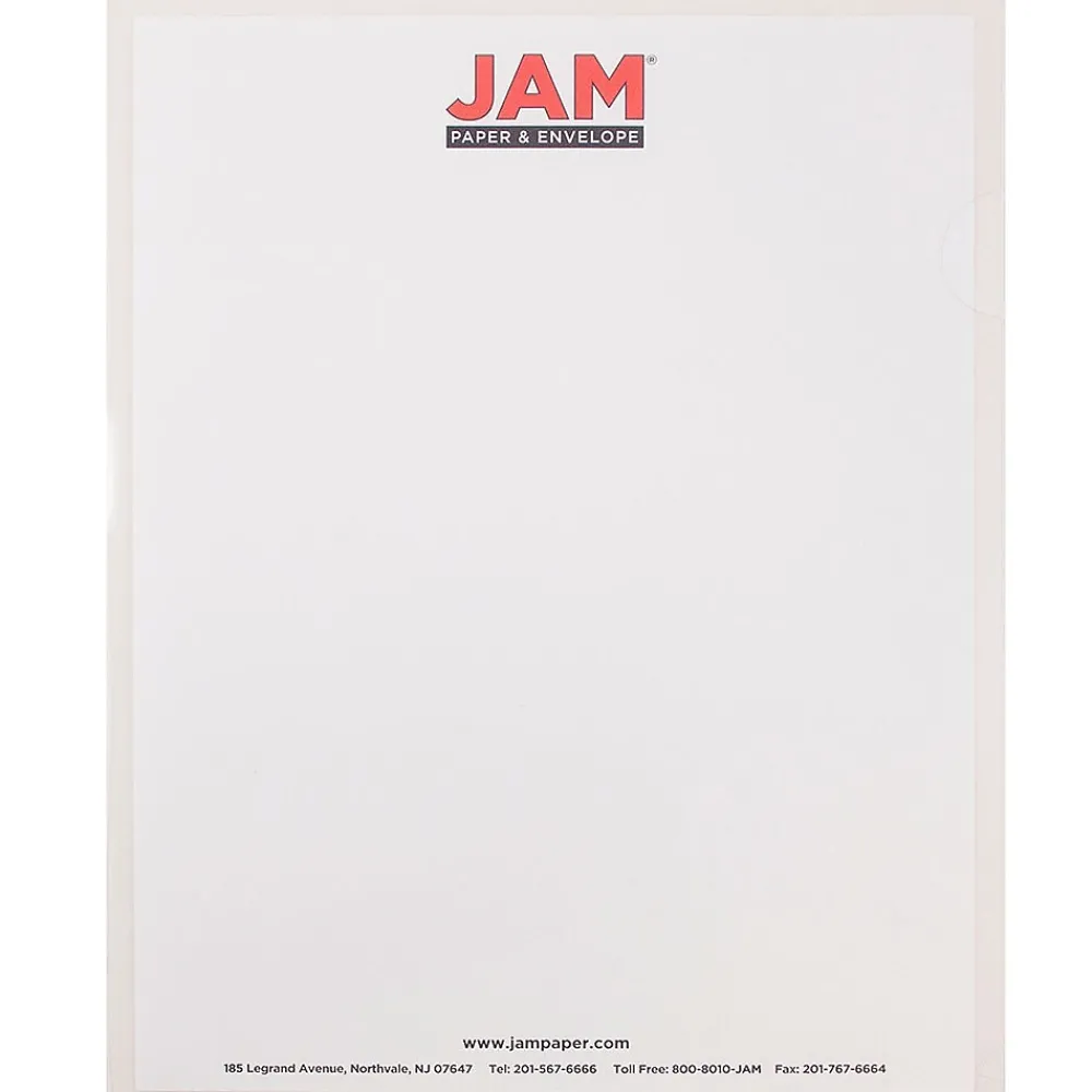 Sheet Protectors|JAM Paper Plastic Sleeves, 9" x 12", Clear, 120/Box (2226316988B)