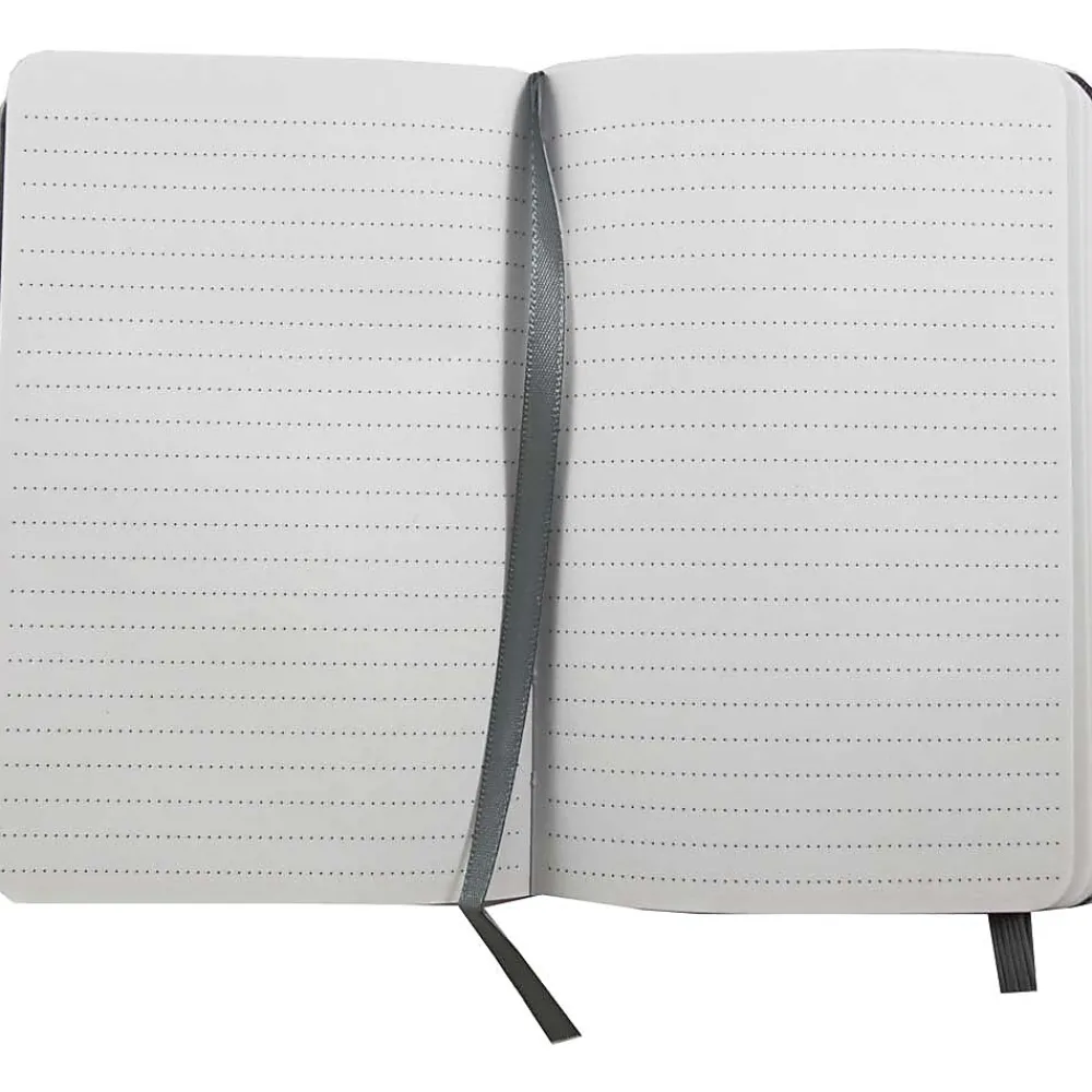 Notebooks|JAM Paper Professional Notebooks, 4" x 6", Wide Ruled, 70 Sheets, Gray/Silver (340528853)