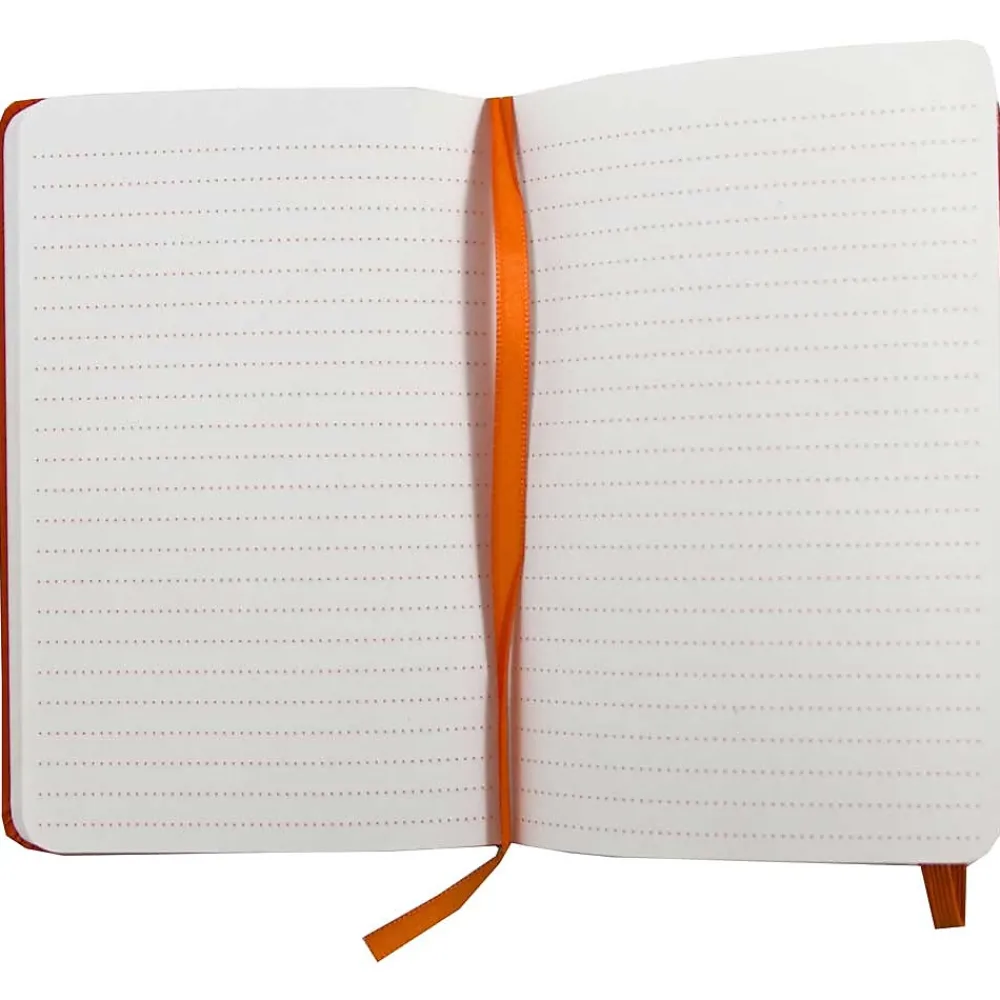 Notebooks|JAM Paper Professional Notebooks, 4" x 6", Wide Ruled, 70 Sheets, Orange (340528848)
