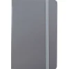 Notebooks|JAM Paper Professional Notebooks, 5.8" x 8.3", Wide Ruled, 70 Sheets, Gray/Silver (340528858)