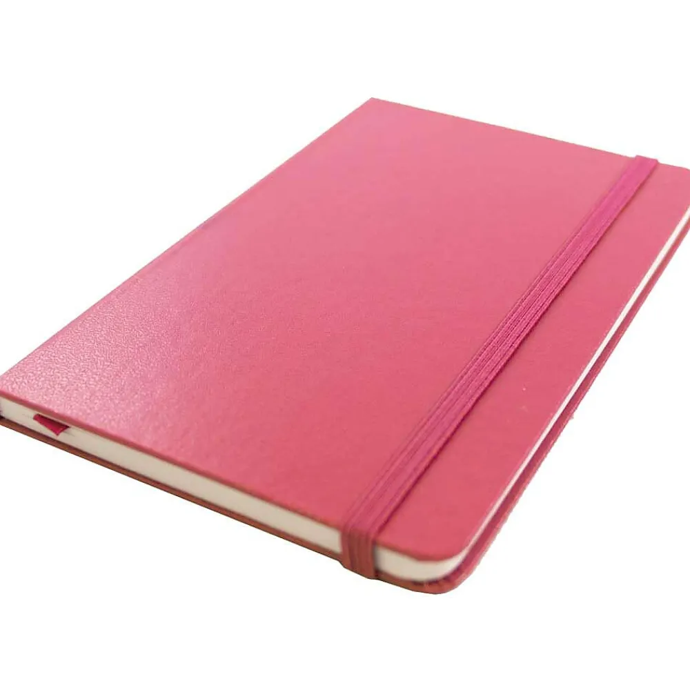 Notebooks|JAM Paper Professional Notebooks, 5.8" x 8.3", Wide Ruled, 70 Sheets, Pink (340528856)