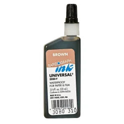 Pens|Koh-I-Noor Technical Inks Universal Drawing Ink Brown [Pack Of 3]