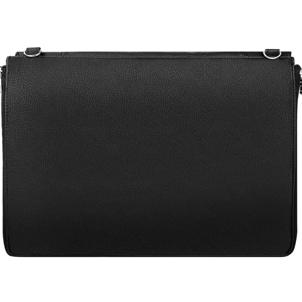 Laptop Bags|Lencca Axis 15.4" Canvas Laptop Bag, TSA Checkpoint Friendly, Black (LENLEA322)