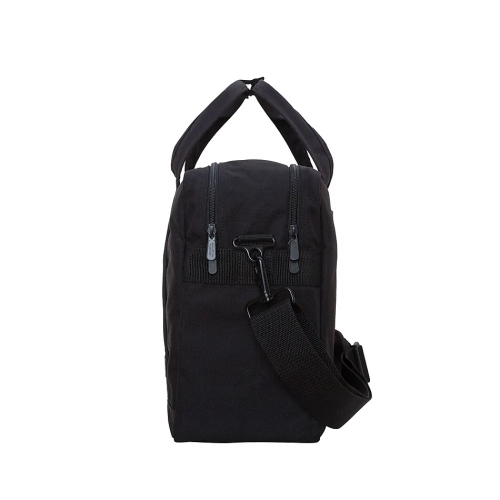 Laptop Bags|Manhattan Portage Yorkville 15" Fabric Laptop Bag, Black (1628-BL BLK)
