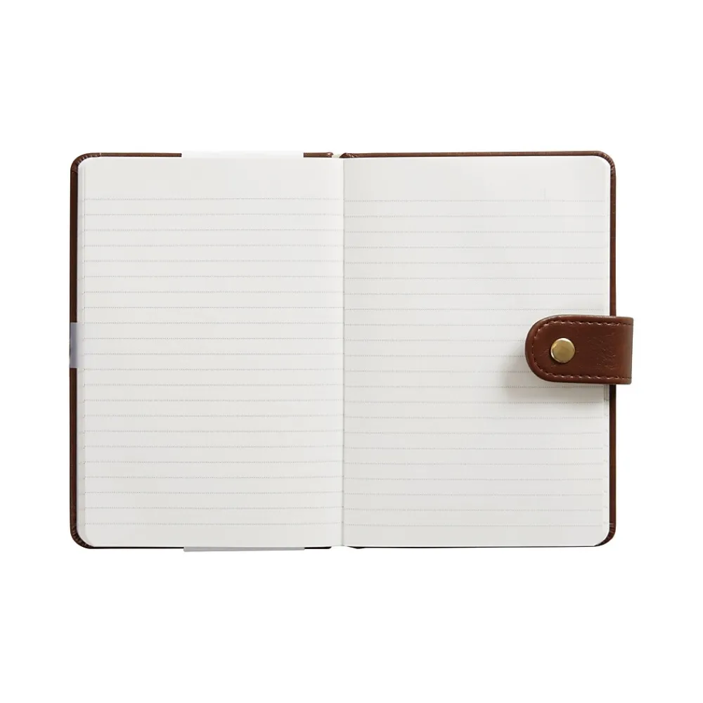 Journals|Martha Stewart Brown Faux Leather Journal (MS101P)