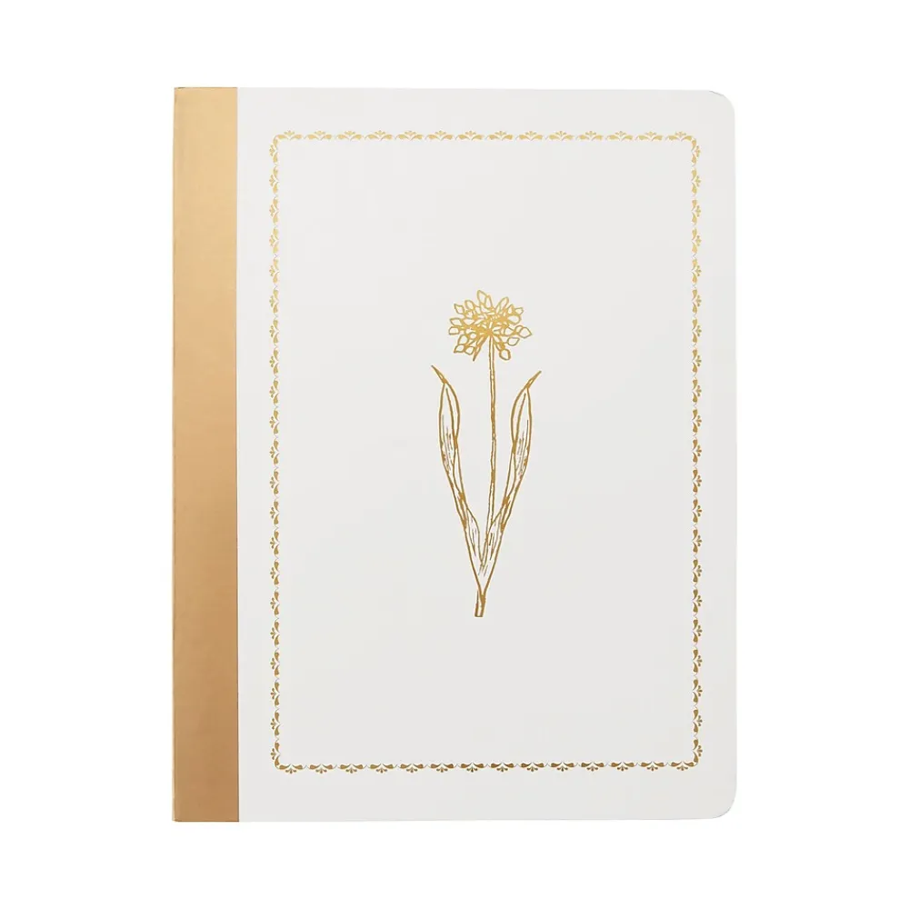 Composition Notebooks|Martha Stewart Cream Flower Comp Book (MS101W)