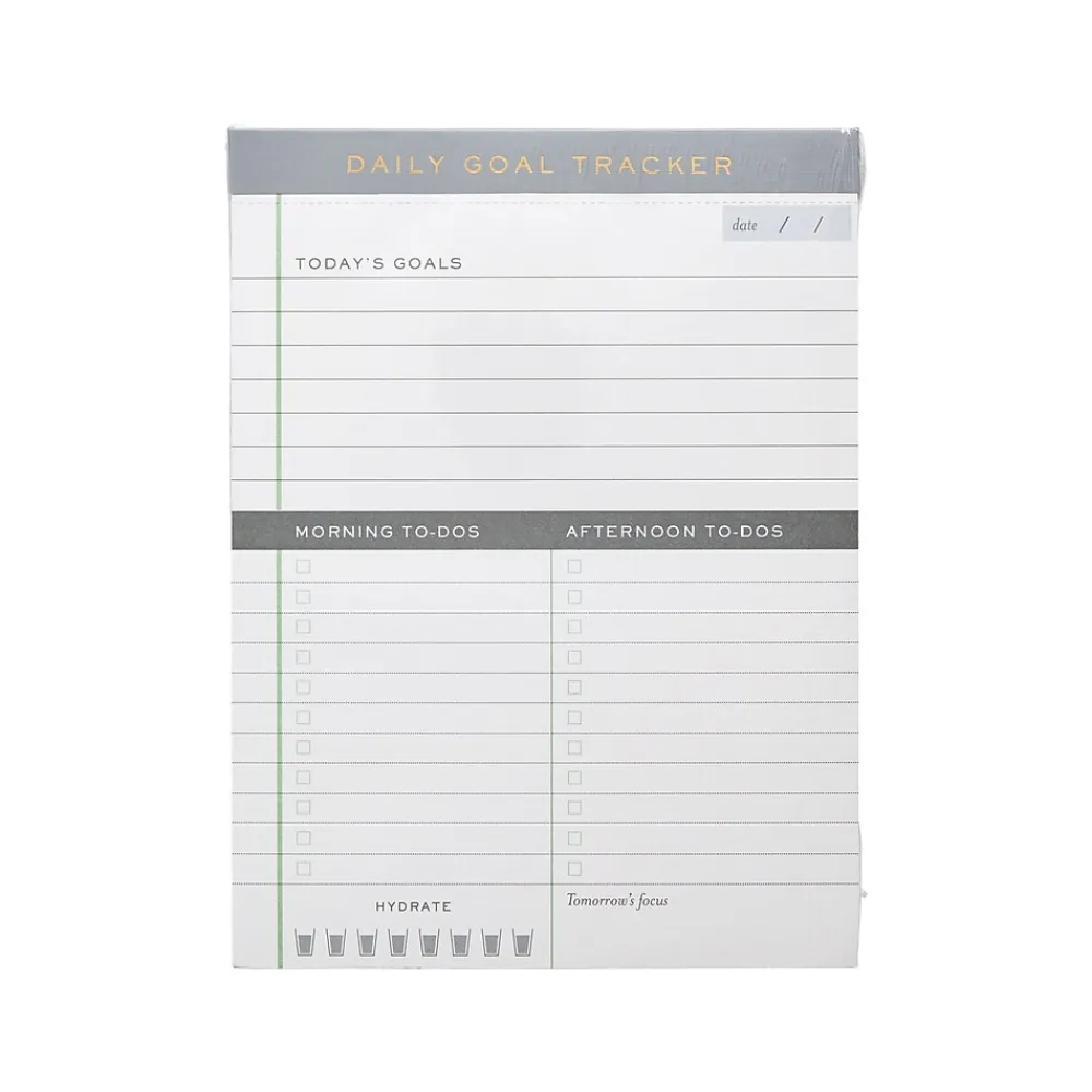 Notepads|Martha Stewart Daily Goals Tracker Pad (MS101S)