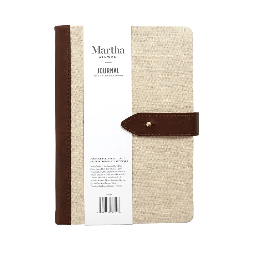 Journals|Martha Stewart Linen Journal with Tab (MS101M)