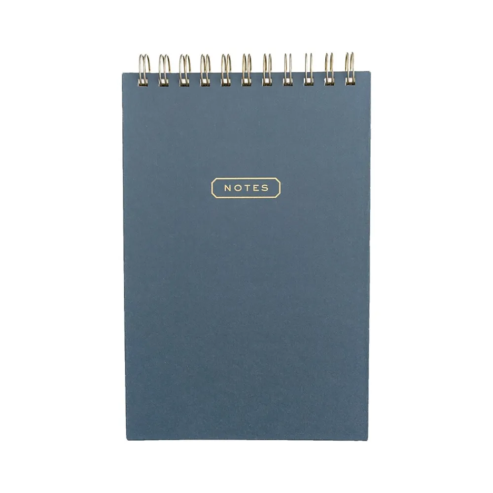 Notepads|Martha Stewart Steno Book, 6" x 9", Narrow-Ruled, 100 Sheets, Navy (MS110J)