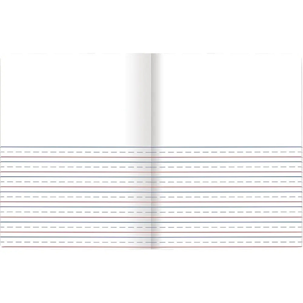 Composition Notebooks|Mead Grades K-2 Primary Ruled Journal 1-Subject Composition Notebook, 7.5" x 9.75", Wide Ruled, 100 Sheets, Blue (1040315)