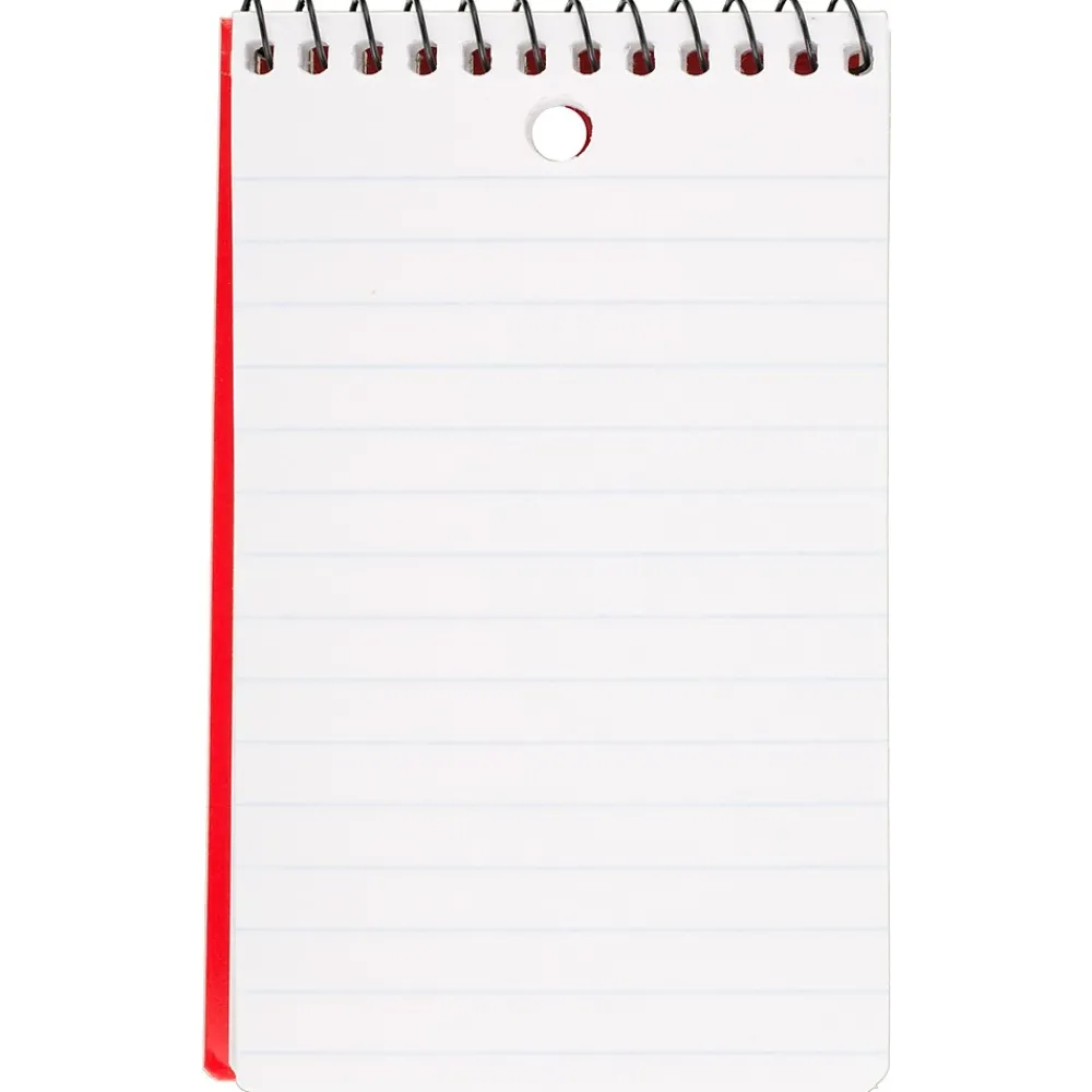 Subject Notebooks|Mead 1-Subject Notebooks, 3" x 5", College Ruled, 60 Sheets, Assorted Colors (45354)