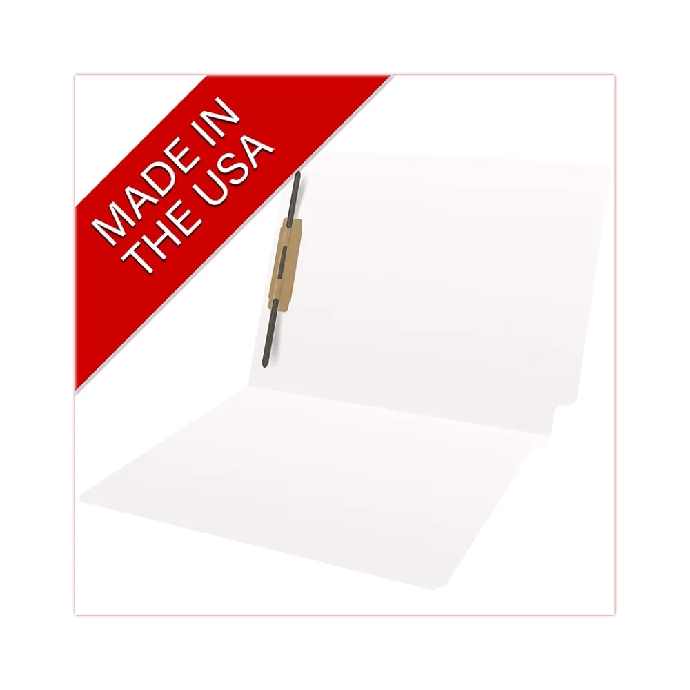File Folders|Medical Arts Press Heavy Duty End Tab File Folder, Straight-Cut, Letter Size, White, 40/Box (S-09461-WHT)