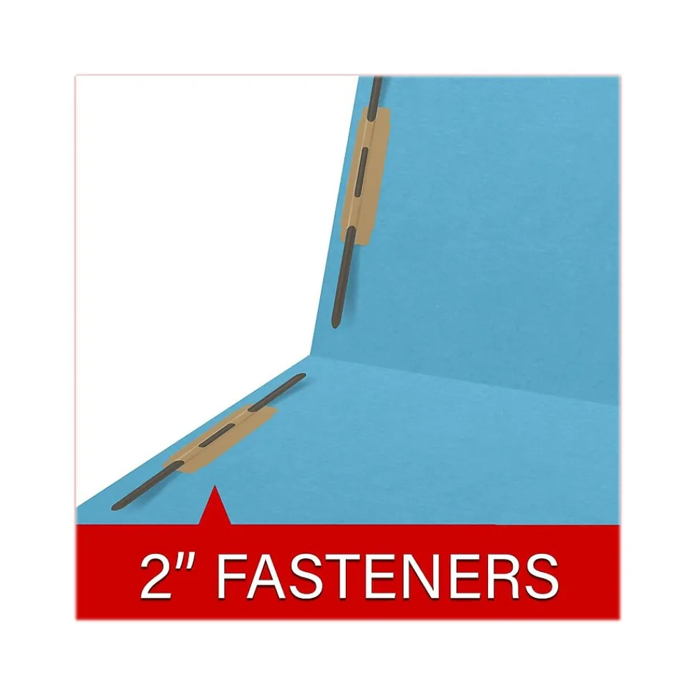 File Folders|Medical Arts Press Heavy Duty End Tab File Folder, Straight Cut, Letter Size, Dark Blue, 40/Box (S-09459-DBL)