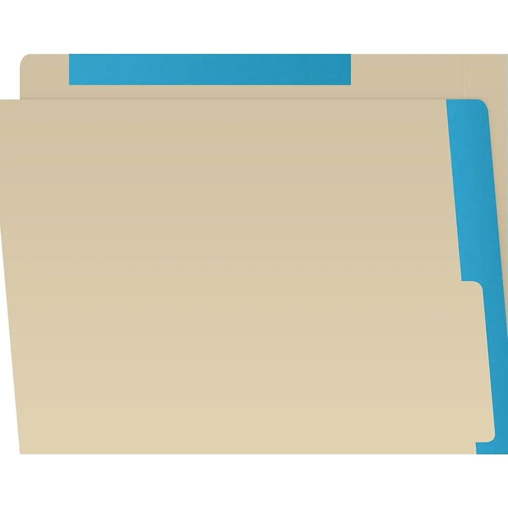 File Folders|Medical Arts Press Heavy-Duty End Tab File Folder, Straight Cut, Letter-Size, Manila, 50/Box (S-09466-BLU)