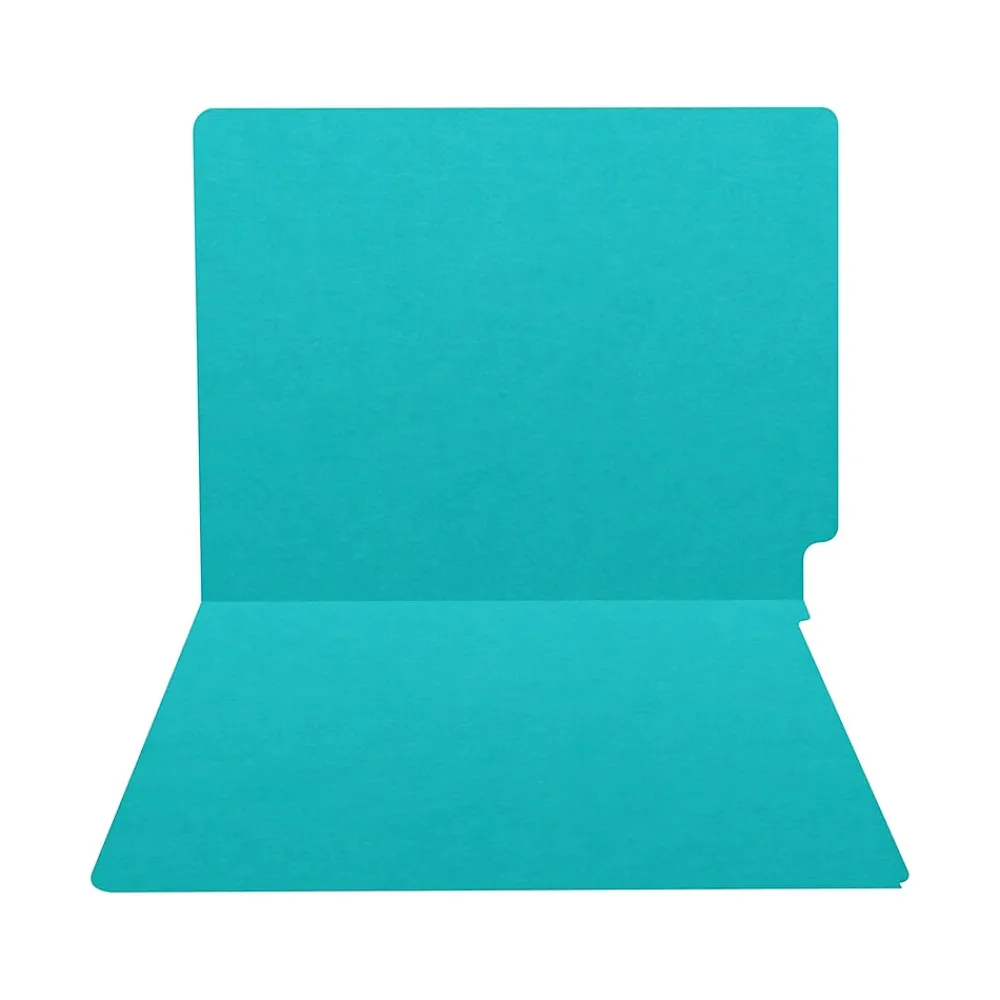File Folders|Medical Arts Press Heavy-Duty End Tab File Folder, Straight Cut, Letter-Size, Light Blue, 40/Box (S-09458-LBL)