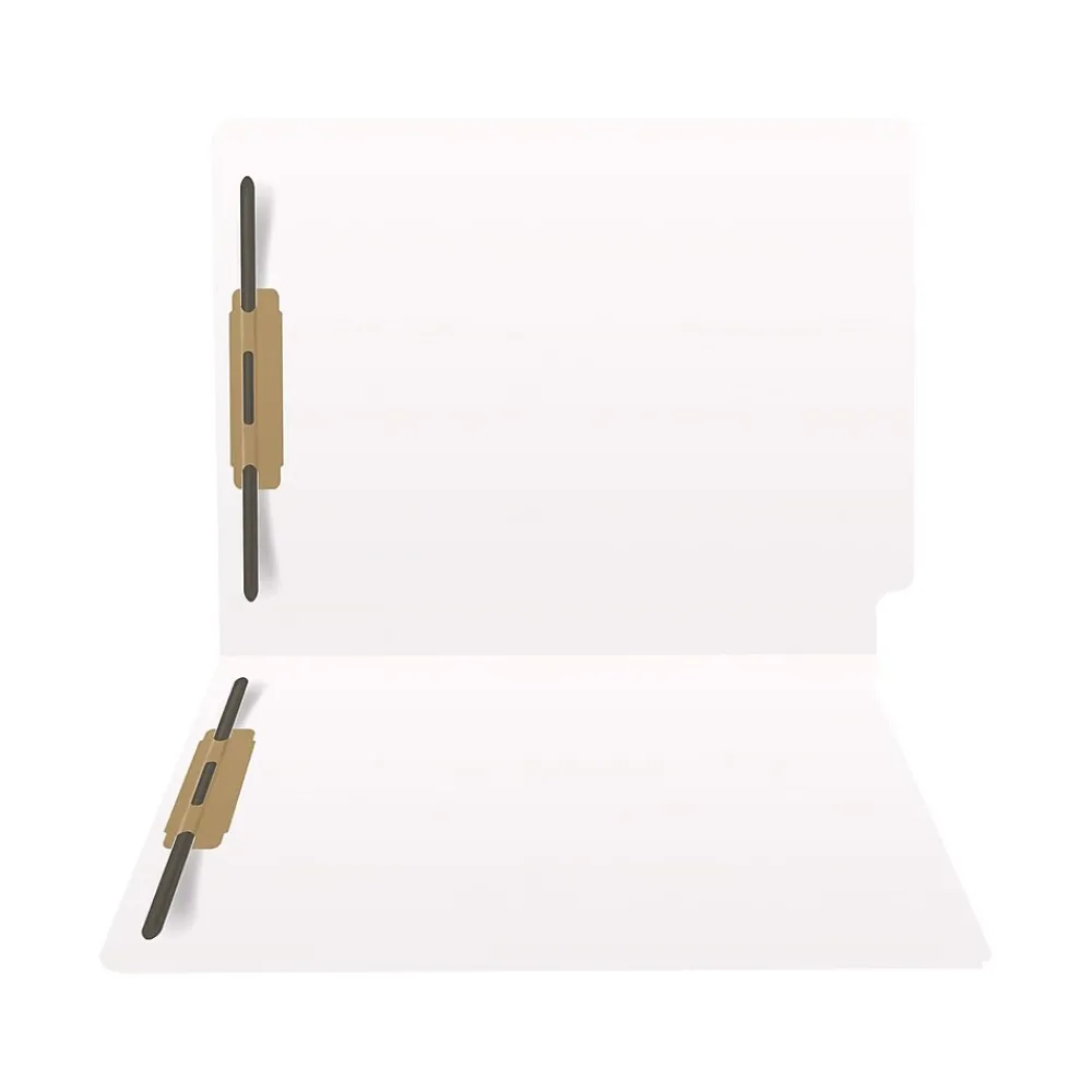 File Folders|Medical Arts Press Heavy-Duty End Tab File Folder, Straight Cut, Letter-Size, White, 40/Box (S-09459-WHT)