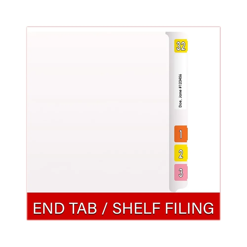 File Folders|Medical Arts Press Heavy-Duty End Tab File Folder, Straight Cut, Letter-Size, White, 40/Box (S-09459-WHT)
