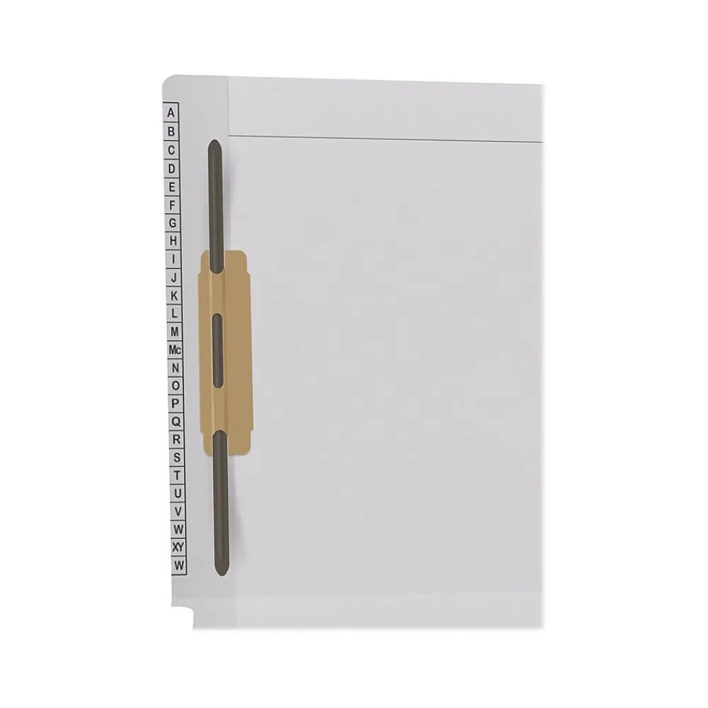 File Folders|Medical Arts Press Kardex Match Reinforced End Tab File Folder, Straight Cut, Letter-Size, White, 50/Box (F1180-WHT)