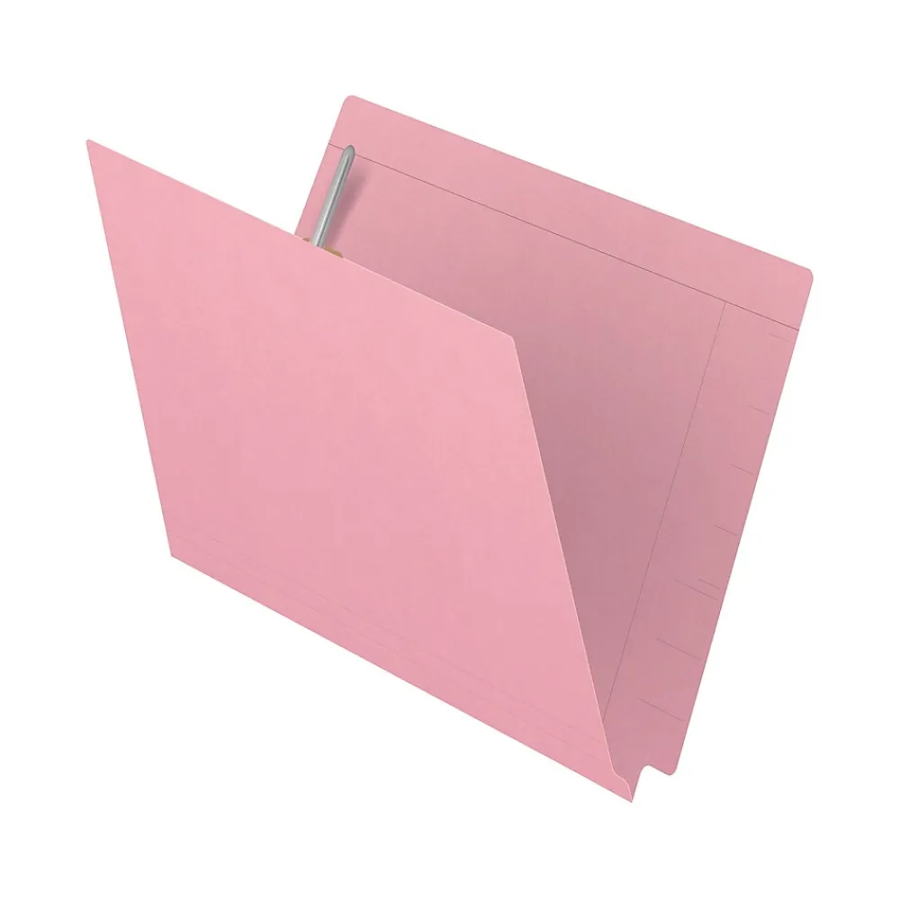 File Folders|Medical Arts Press Kardex Match Reinforced End Tab File Folder, Straight Cut, Letter Size, Pink, 50/Box (S-09483-PNK)