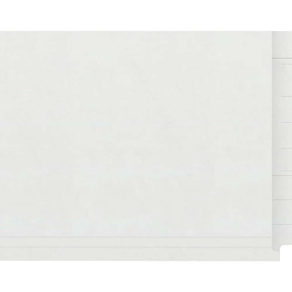 File Folders|Medical Arts Press Kardex Match Reinforced End Tab File Folder, Straight Cut, Letter Size, White, 50/Box (S-09483-WHT)