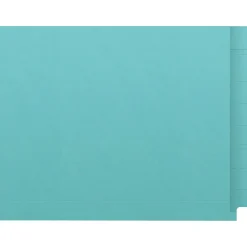 File Folders|Medical Arts Press Kardex Match Reinforced End Tab File Folder, Straight Cut, Letter Size, Light Blue, 100/Box (S-09482-LBL)