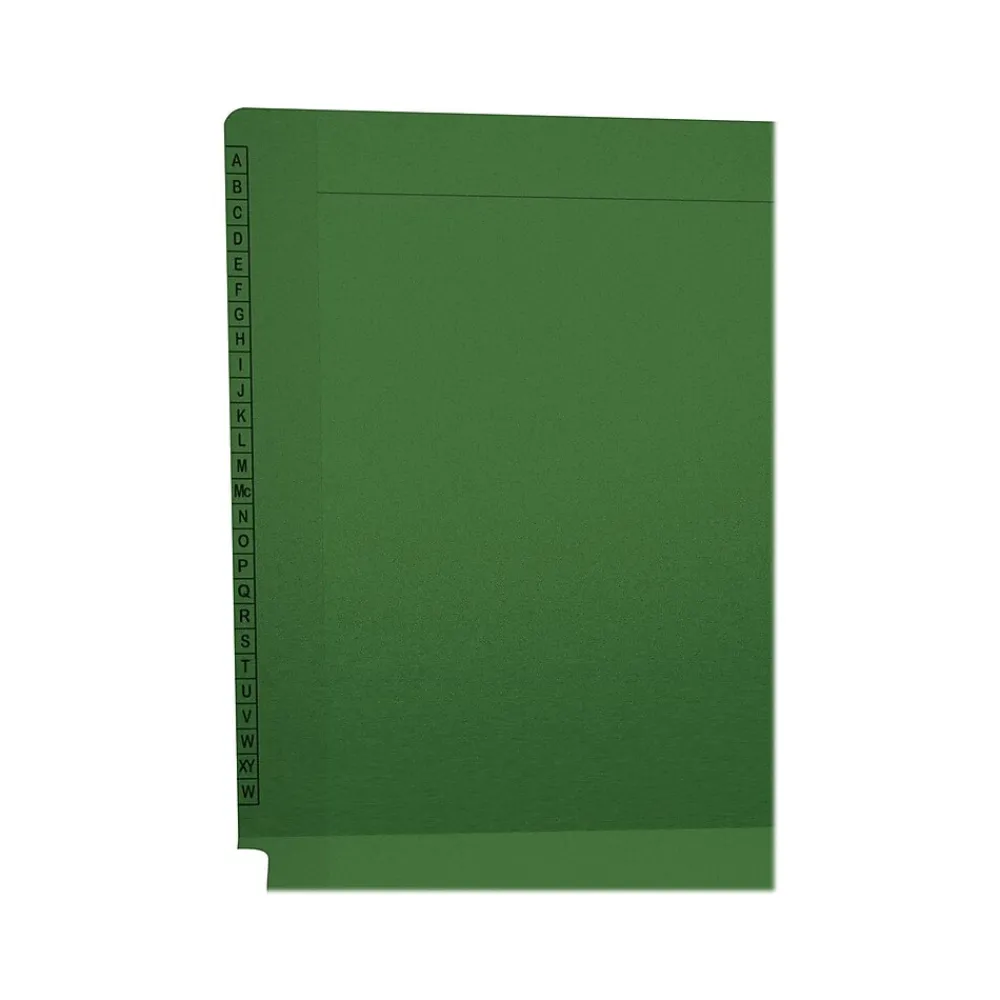 File Folders|Medical Arts Press Kardex Match Reinforced End Tab File Folder, Straight Cut, Letter-Size, Green, 100/Box (F1170-GRN)