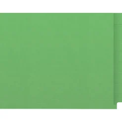 File Folders|Medical Arts Press Kardex Match Reinforced End Tab File Folder, Straight Cut, Letter Size, Green, 50/Box (S-09483-GRN)