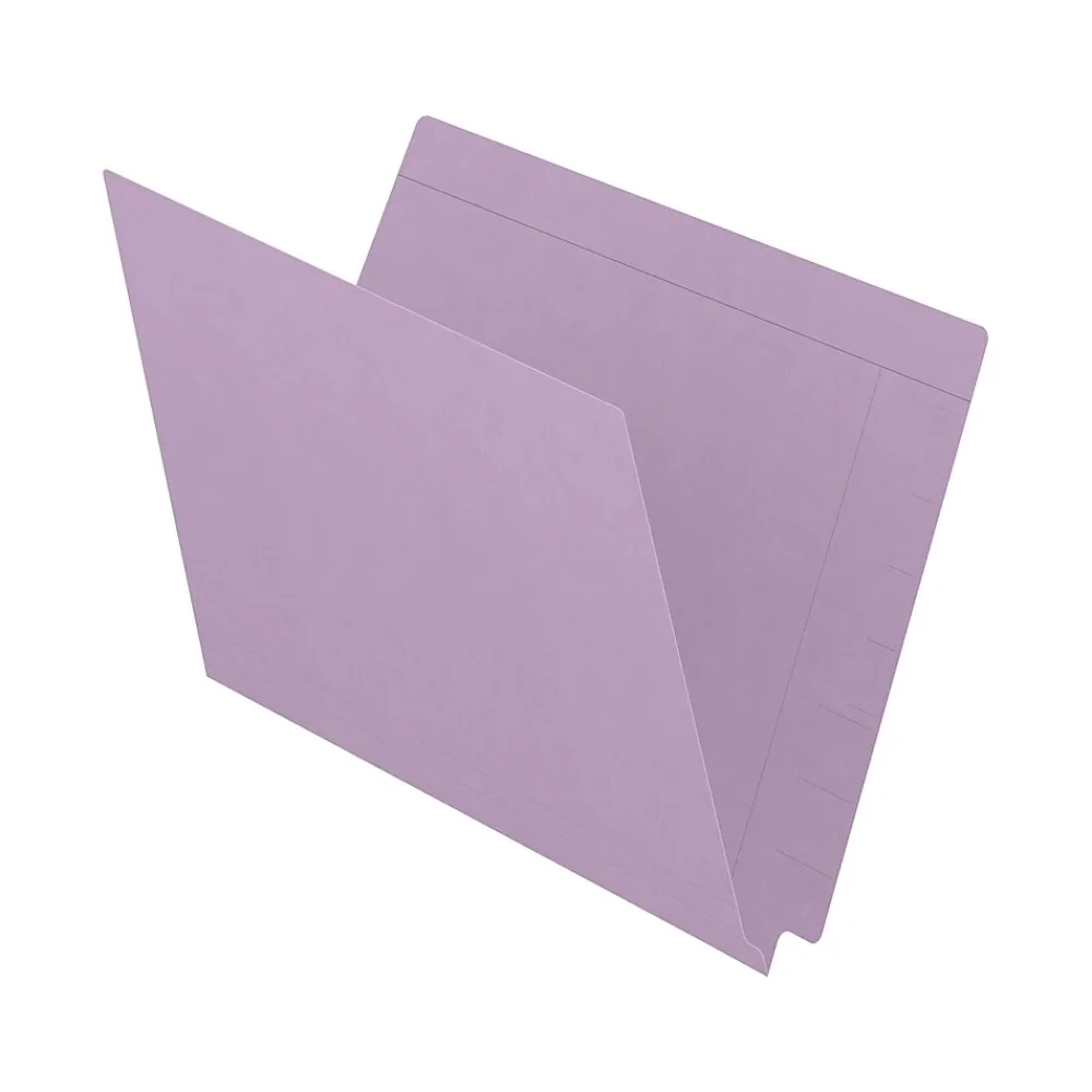 File Folders|Medical Arts Press Kardex Match Reinforced End Tab File Folder, Straight Cut, Letter Size, Purple, 100/Box (S-09482-PRP)