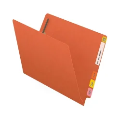 File Folders|Medical Arts Press Reinforced End Tab File Folder, Straight Cut, Letter-Size, Orange, 250/Carton (S-01502-ORG-B)