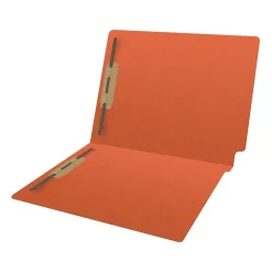 File Folders|Medical Arts Press Reinforced End Tab File Folder, Straight Cut, Letter-Size, Orange, 250/Carton (S-01502-ORG-B)