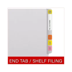 File Folders|Medical Arts Press Reinforced End Tab File Folder, Straight Cut, Letter-Size, White, 250/Carton (S-01502-WHT-B)