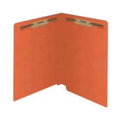 File Folders|Medical Arts Press Reinforced End Tab File Folder, Straight Cut, Letter-Size, Orange, 50/Box (S-01602-ORG)