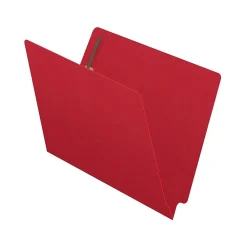 File Folders|Medical Arts Press Reinforced End Tab File Folder, Straight Cut, Letter-Size, Red, 50/Box (S-01602-RED)