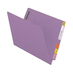 File Folders|Medical Arts Press Reinforced End Tab File Folder, Straight Cut, Letter-Size, Lavender, 250/Carton (S-01602-LAV-B)